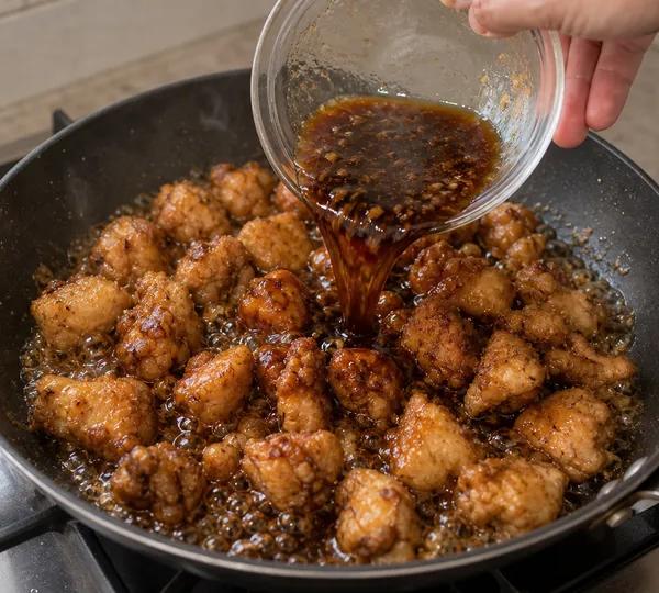 Step 4: Glaze the chicken