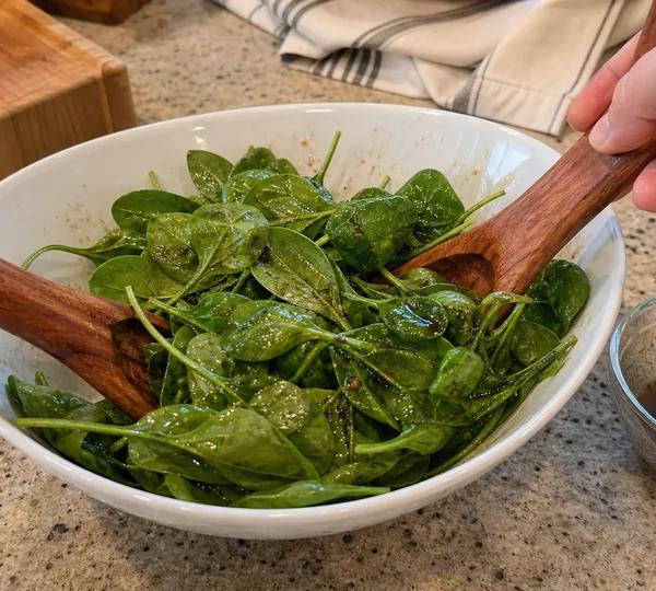 Step 9: Toss the Greens