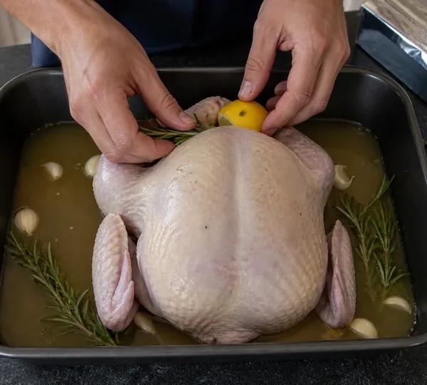 Step 3: Sit the bird breast-side DOWN