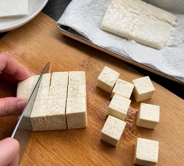Step 1: Press the tofu