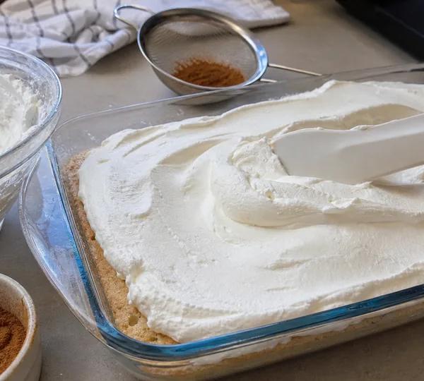 Step 10: Whip the double cream