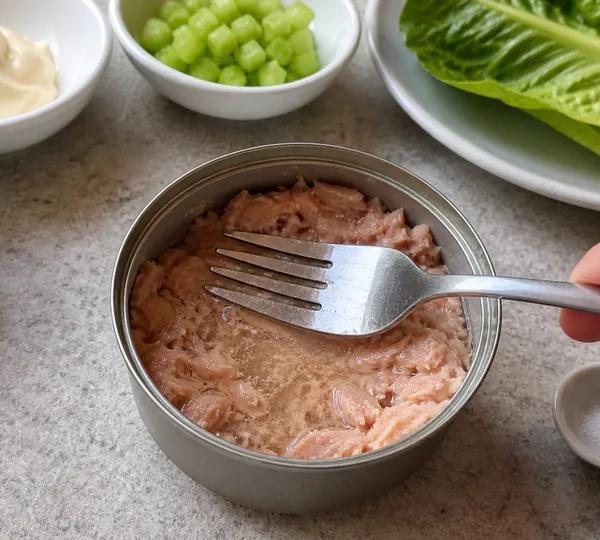 Step 1: Drain the Tuna