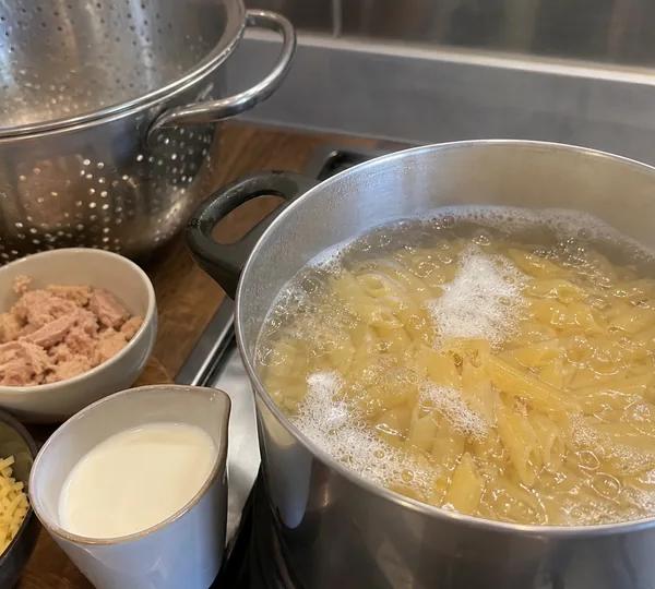 Step 1: Cook the pasta