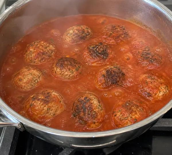 Step 7: Simmer in Sauce