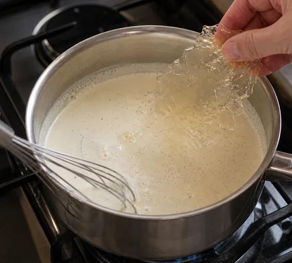 Step 2: Put the double cream