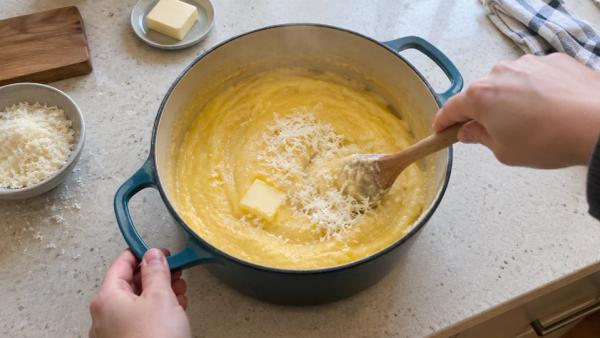 Step 9: Finish the polenta